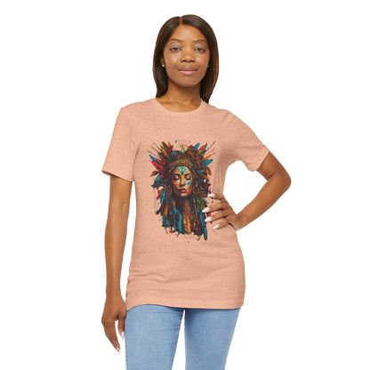 Bohemian Spirit Tee | Colorful Goddess Shirt, Artistic Graphic Tee, Festival Top, Unique Gift for Her, Boho Clothing
