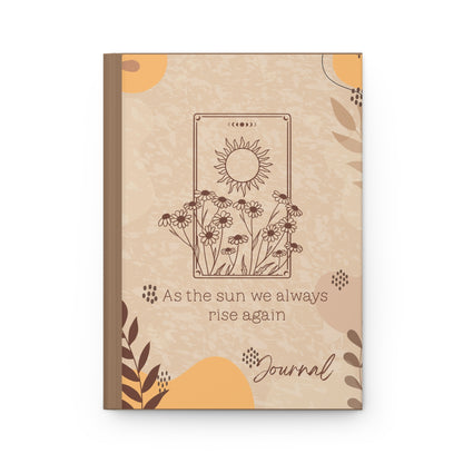 Sunrise Inspiration Hardcover Journal | Floral Writing Notebook, Gift for Writers, Self-Care Journal, Daily Reflection, Lumen Ritual