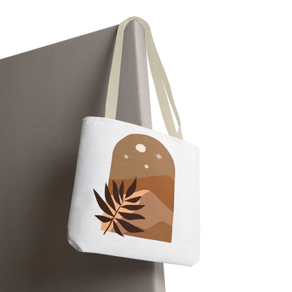 Bohemian Tote Bag with Nature Design, Eco-Friendly Carryall, Floral Shopper, Gift for Nature Lovers, Everyday Tote