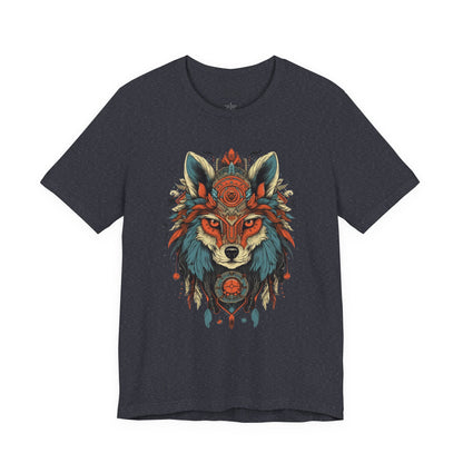 Bohemian Wolf Graphic Tee | Cool T-Shirt, Casual Wear, Nature Lover Gift, Festival Outfit, Unisex Style