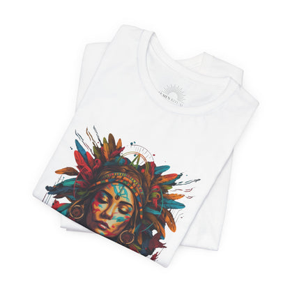 Bohemian Spirit Tee | Colorful Goddess Shirt, Artistic Graphic Tee, Festival Top, Unique Gift for Her, Boho Clothing