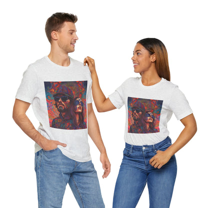 Bohemian Vibes Unisex Tee, Perfect for Festivals, Concerts, Casual Outings, Gifts, Unisex Graphic Shirt, Psychedelic Art T-Shirt