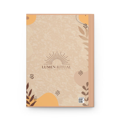 Romantic Floral Hardcover Journal, Gratitude Notebook, Daily Planner, Self-Care Gift, Inspirational Writing, Journal for Mindfulness