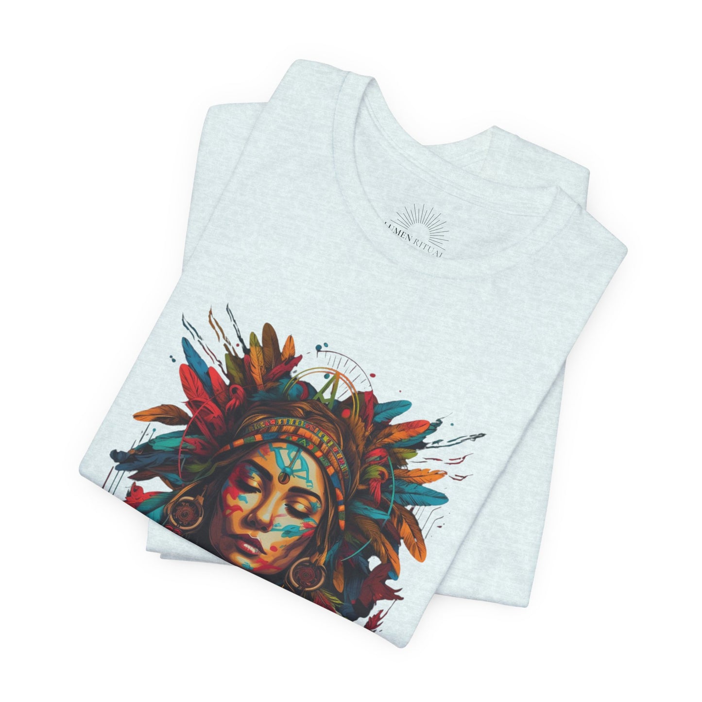 Bohemian Spirit Tee | Colorful Goddess Shirt, Artistic Graphic Tee, Festival Top, Unique Gift for Her, Boho Clothing