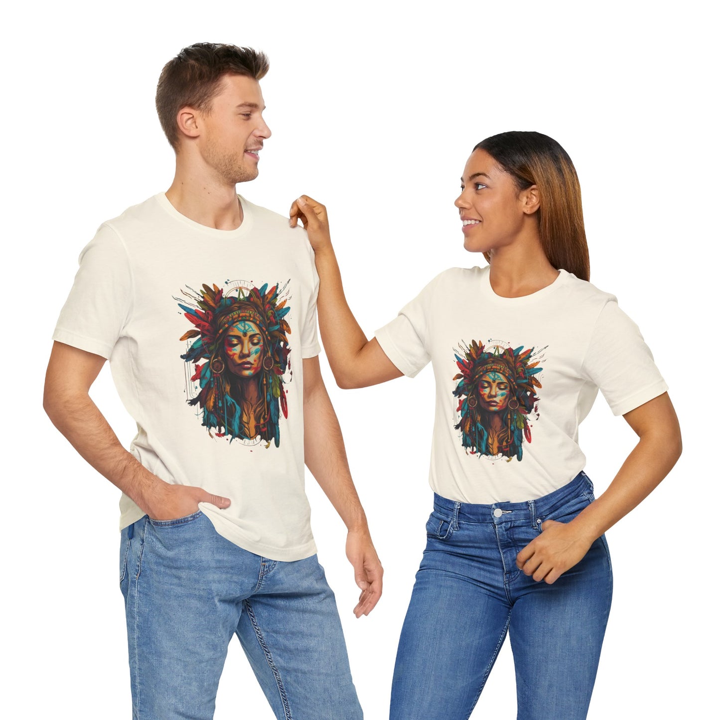 Bohemian Spirit Tee | Colorful Goddess Shirt, Artistic Graphic Tee, Festival Top, Unique Gift for Her, Boho Clothing