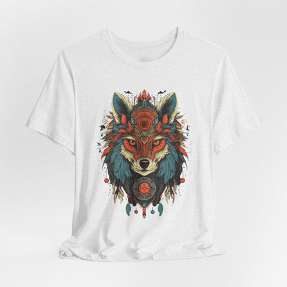 Bohemian Wolf Graphic Tee | Cool T-Shirt, Casual Wear, Nature Lover Gift, Festival Outfit, Unisex Style