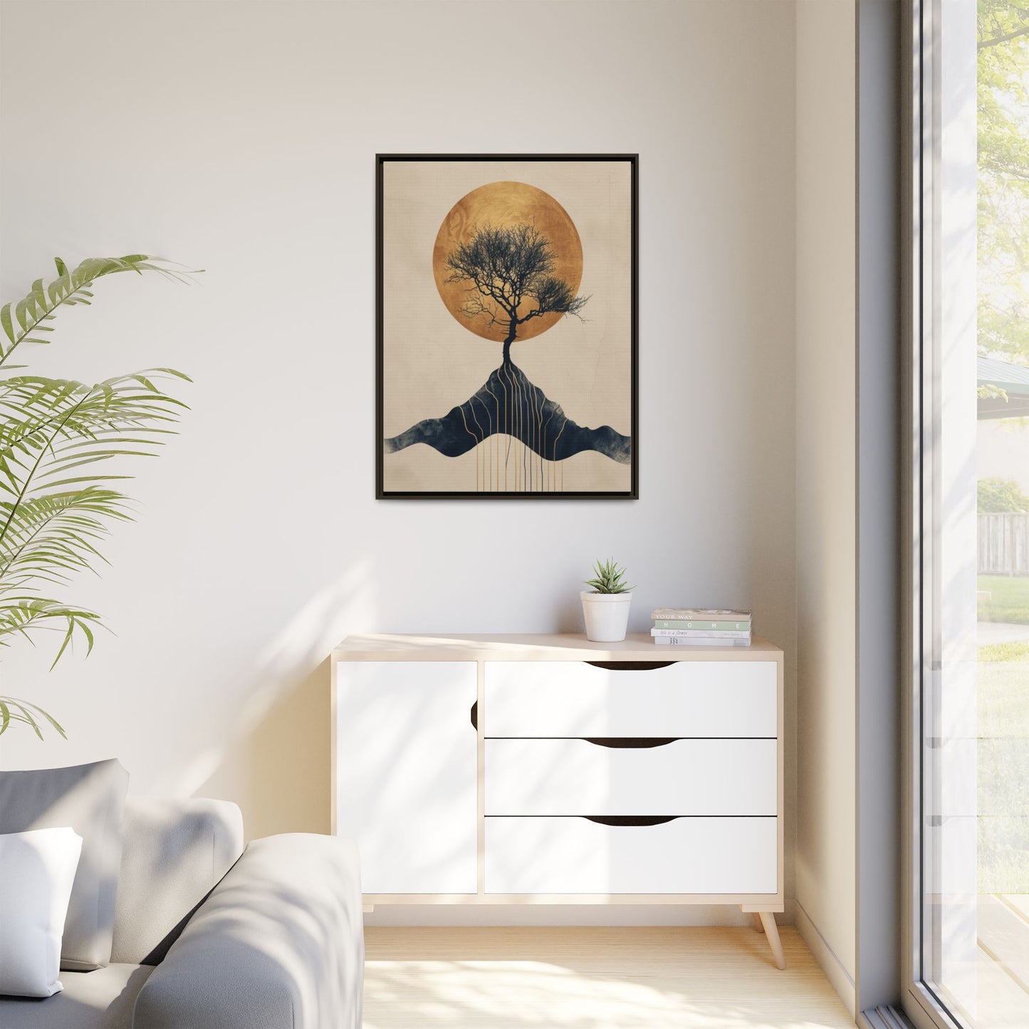 Framed Art Print, Scenic Wall Decor, Nature Art, Living Room Decor, Gift for Nature Lovers, Home Office Decoration