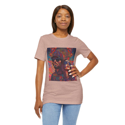Bohemian Vibes Unisex Tee, Perfect for Festivals, Concerts, Casual Outings, Gifts, Unisex Graphic Shirt, Psychedelic Art T-Shirt