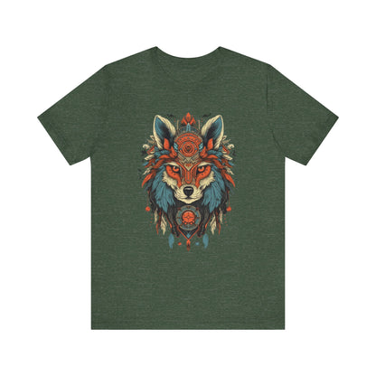 Bohemian Wolf Graphic Tee | Cool T-Shirt, Casual Wear, Nature Lover Gift, Festival Outfit, Unisex Style