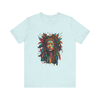 Bohemian Spirit Tee | Colorful Goddess Shirt, Artistic Graphic Tee, Festival Top, Unique Gift for Her, Boho Clothing