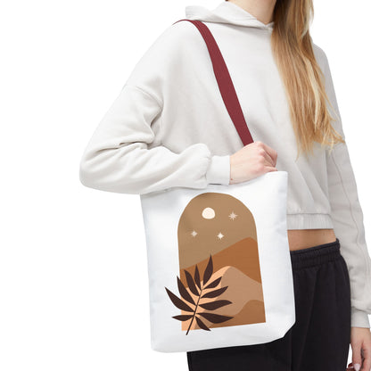 Bohemian Tote Bag with Nature Design, Eco-Friendly Carryall, Floral Shopper, Gift for Nature Lovers, Everyday Tote