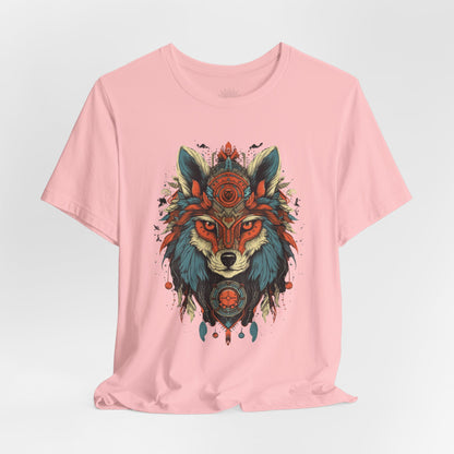 Bohemian Wolf Graphic Tee | Cool T-Shirt, Casual Wear, Nature Lover Gift, Festival Outfit, Unisex Style