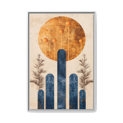 Modern Boho Wall Art Print, Framed Home Decor, Minimalist Artwork, Nature Inspired, Gift for Her, Room Decoration