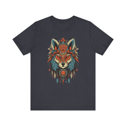 Bohemian Wolf Graphic Tee | Cool T-Shirt, Casual Wear, Nature Lover Gift, Festival Outfit, Unisex Style