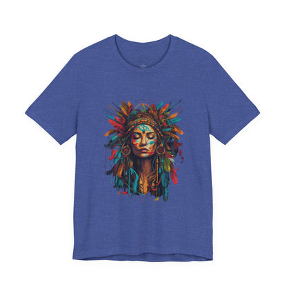 Bohemian Spirit Tee | Colorful Goddess Shirt, Artistic Graphic Tee, Festival Top, Unique Gift for Her, Boho Clothing
