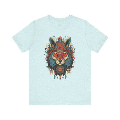 Bohemian Wolf Graphic Tee | Cool T-Shirt, Casual Wear, Nature Lover Gift, Festival Outfit, Unisex Style