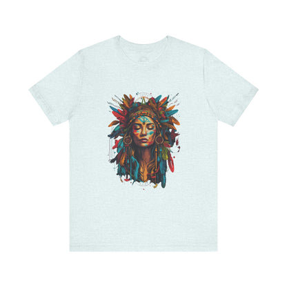 Bohemian Spirit Tee | Colorful Goddess Shirt, Artistic Graphic Tee, Festival Top, Unique Gift for Her, Boho Clothing