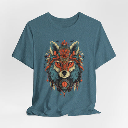 Bohemian Wolf Graphic Tee | Cool T-Shirt, Casual Wear, Nature Lover Gift, Festival Outfit, Unisex Style