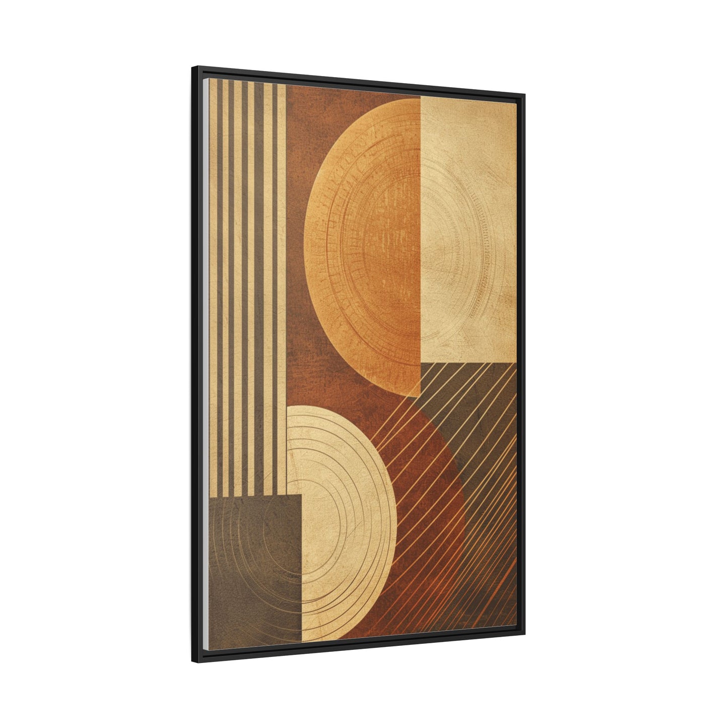 Modern Abstract Wall Art Print, Geometric Matte Canvas, Home Decor, Living Room Artwork, Boho Chic Decor, Housewarming Gift