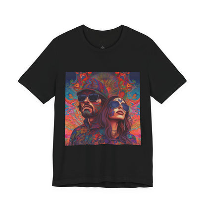 Bohemian Vibes Unisex Tee, Perfect for Festivals, Concerts, Casual Outings, Gifts, Unisex Graphic Shirt, Psychedelic Art T-Shirt
