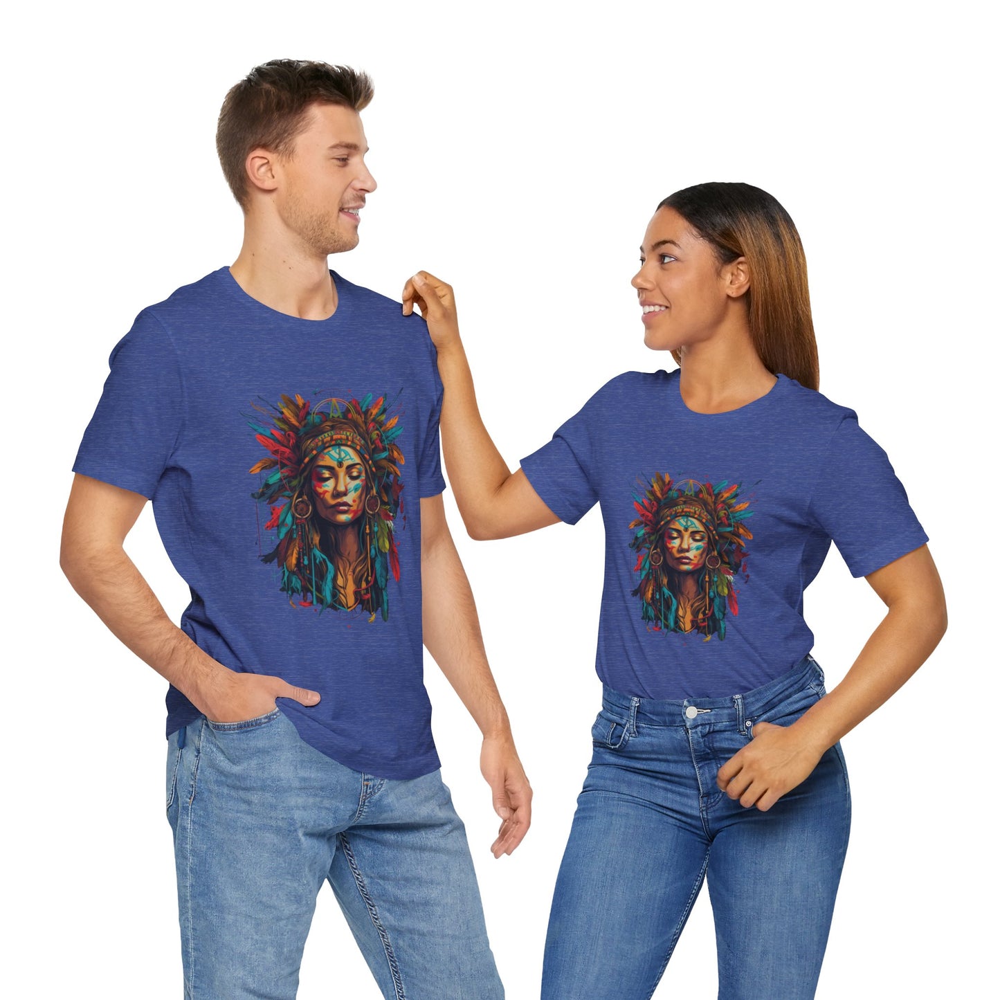 Bohemian Spirit Tee | Colorful Goddess Shirt, Artistic Graphic Tee, Festival Top, Unique Gift for Her, Boho Clothing