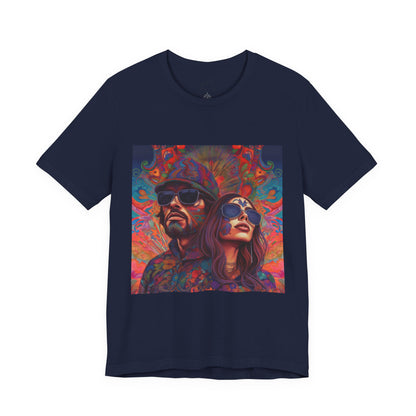 Bohemian Vibes Unisex Tee, Perfect for Festivals, Concerts, Casual Outings, Gifts, Unisex Graphic Shirt, Psychedelic Art T-Shirt