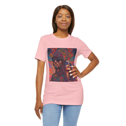 Bohemian Vibes Unisex Tee, Perfect for Festivals, Concerts, Casual Outings, Gifts, Unisex Graphic Shirt, Psychedelic Art T-Shirt