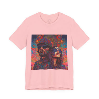 Bohemian Vibes Unisex Tee, Perfect for Festivals, Concerts, Casual Outings, Gifts, Unisex Graphic Shirt, Psychedelic Art T-Shirt