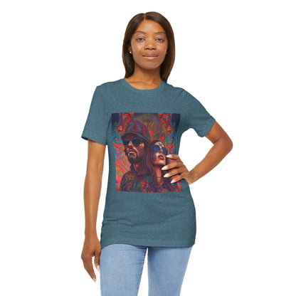 Bohemian Vibes Unisex Tee, Perfect for Festivals, Concerts, Casual Outings, Gifts, Unisex Graphic Shirt, Psychedelic Art T-Shirt