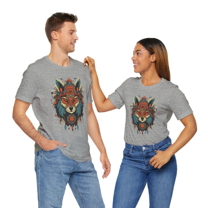 Bohemian Wolf Graphic Tee | Cool T-Shirt, Casual Wear, Nature Lover Gift, Festival Outfit, Unisex Style