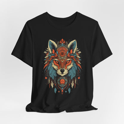 Bohemian Wolf Graphic Tee | Cool T-Shirt, Casual Wear, Nature Lover Gift, Festival Outfit, Unisex Style