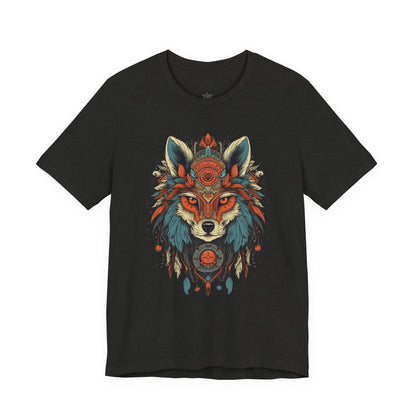 Bohemian Wolf Graphic Tee | Cool T-Shirt, Casual Wear, Nature Lover Gift, Festival Outfit, Unisex Style