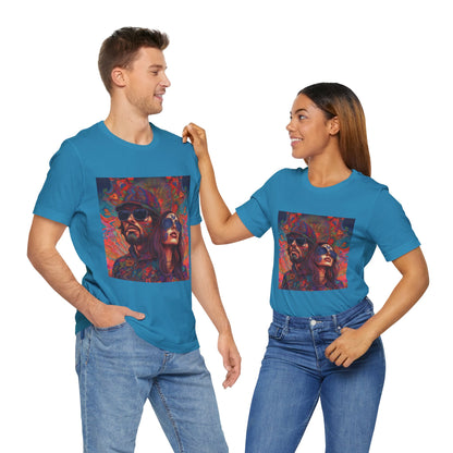 Bohemian Vibes Unisex Tee, Perfect for Festivals, Concerts, Casual Outings, Gifts, Unisex Graphic Shirt, Psychedelic Art T-Shirt