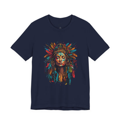 Bohemian Spirit Tee | Colorful Goddess Shirt, Artistic Graphic Tee, Festival Top, Unique Gift for Her, Boho Clothing