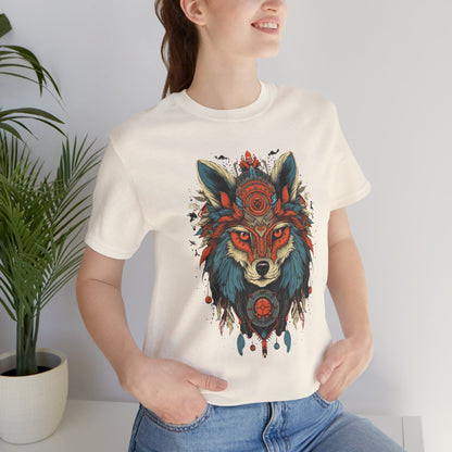Bohemian Wolf Graphic Tee | Cool T-Shirt, Casual Wear, Nature Lover Gift, Festival Outfit, Unisex Style