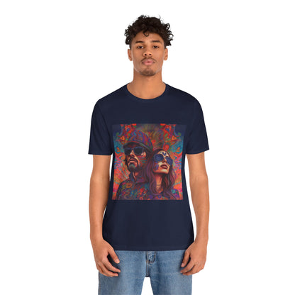 Bohemian Vibes Unisex Tee, Perfect for Festivals, Concerts, Casual Outings, Gifts, Unisex Graphic Shirt, Psychedelic Art T-Shirt