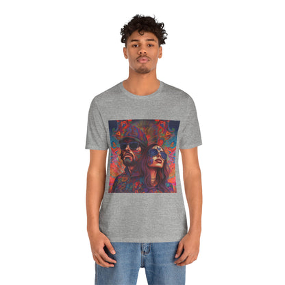 Bohemian Vibes Unisex Tee, Perfect for Festivals, Concerts, Casual Outings, Gifts, Unisex Graphic Shirt, Psychedelic Art T-Shirt
