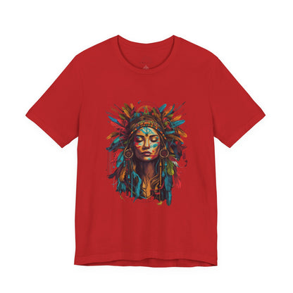 Bohemian Spirit Tee | Colorful Goddess Shirt, Artistic Graphic Tee, Festival Top, Unique Gift for Her, Boho Clothing