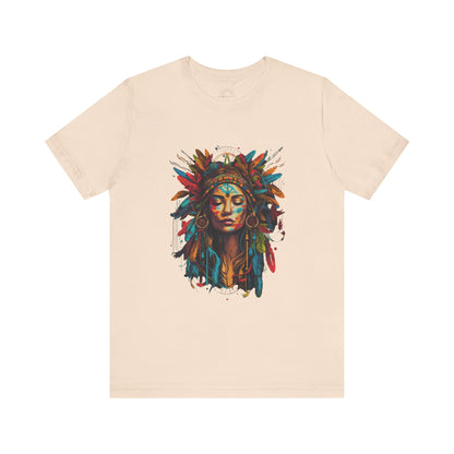 Bohemian Spirit Tee | Colorful Goddess Shirt, Artistic Graphic Tee, Festival Top, Unique Gift for Her, Boho Clothing