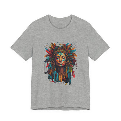 Bohemian Spirit Tee | Colorful Goddess Shirt, Artistic Graphic Tee, Festival Top, Unique Gift for Her, Boho Clothing