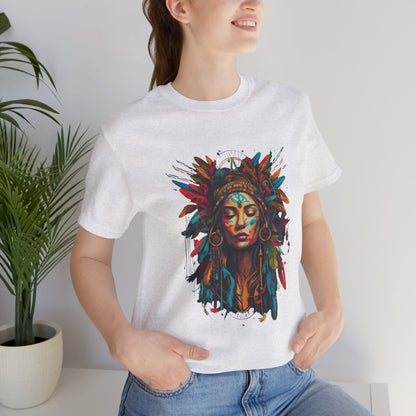Bohemian Spirit Tee | Colorful Goddess Shirt, Artistic Graphic Tee, Festival Top, Unique Gift for Her, Boho Clothing