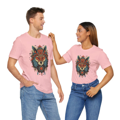 Bohemian Wolf Graphic Tee | Cool T-Shirt, Casual Wear, Nature Lover Gift, Festival Outfit, Unisex Style
