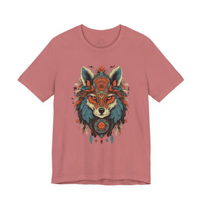 Bohemian Wolf Graphic Tee | Cool T-Shirt, Casual Wear, Nature Lover Gift, Festival Outfit, Unisex Style