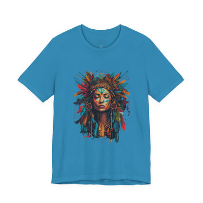 Bohemian Spirit Tee | Colorful Goddess Shirt, Artistic Graphic Tee, Festival Top, Unique Gift for Her, Boho Clothing
