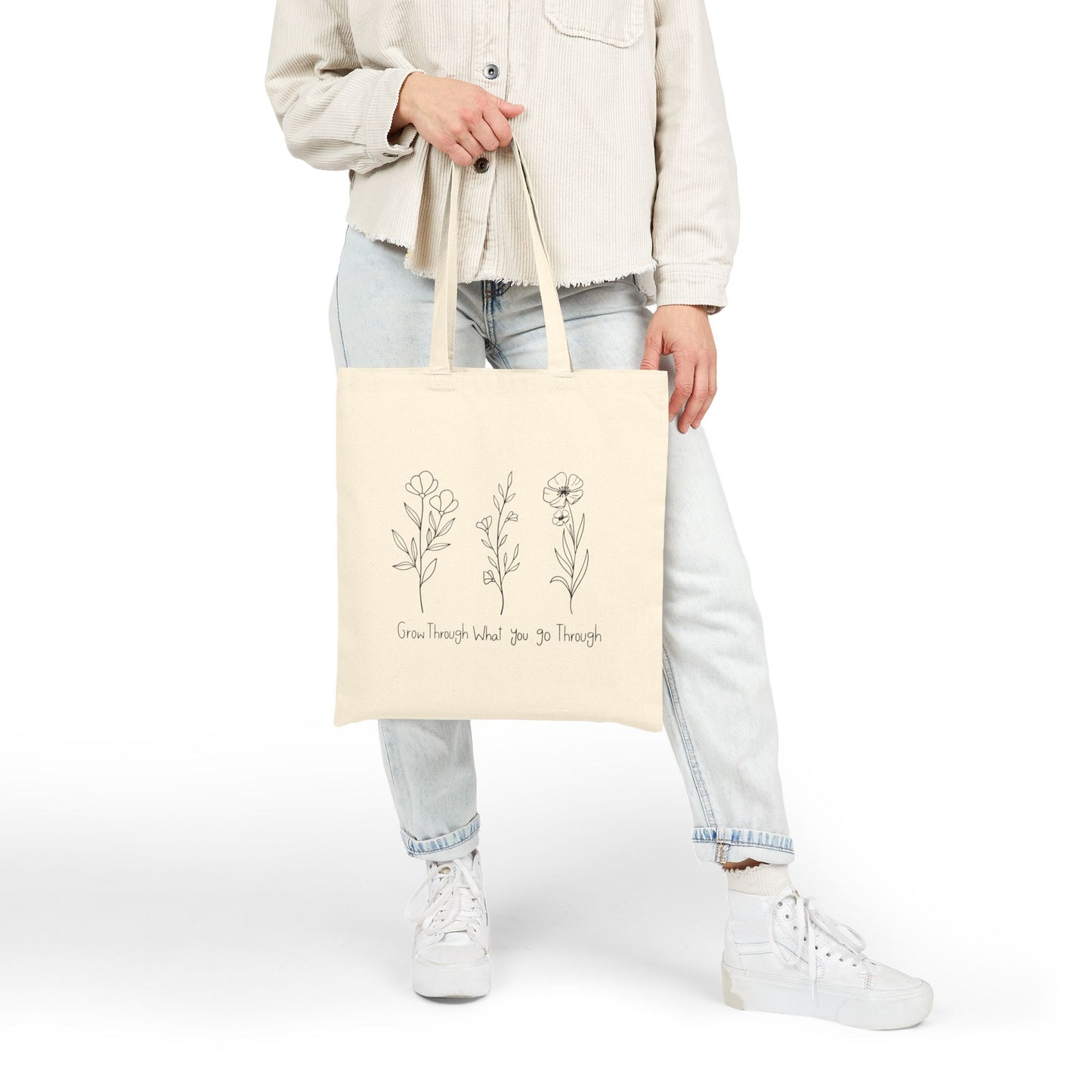 The 'Presence' Botanical Quote Tote