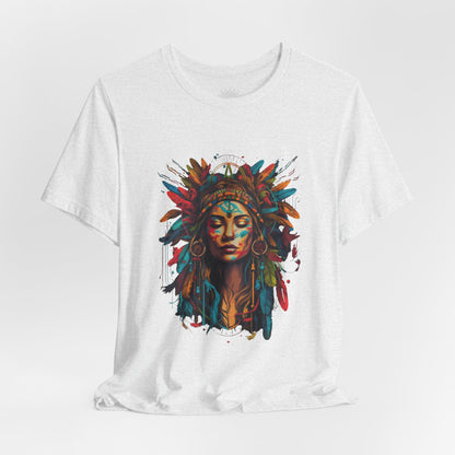 Bohemian Spirit Tee | Colorful Goddess Shirt, Artistic Graphic Tee, Festival Top, Unique Gift for Her, Boho Clothing