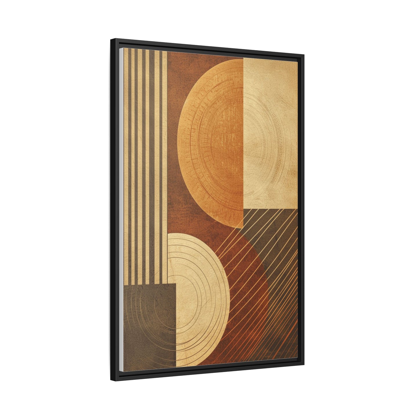 Modern Abstract Wall Art Print, Geometric Matte Canvas, Home Decor, Living Room Artwork, Boho Chic Decor, Housewarming Gift