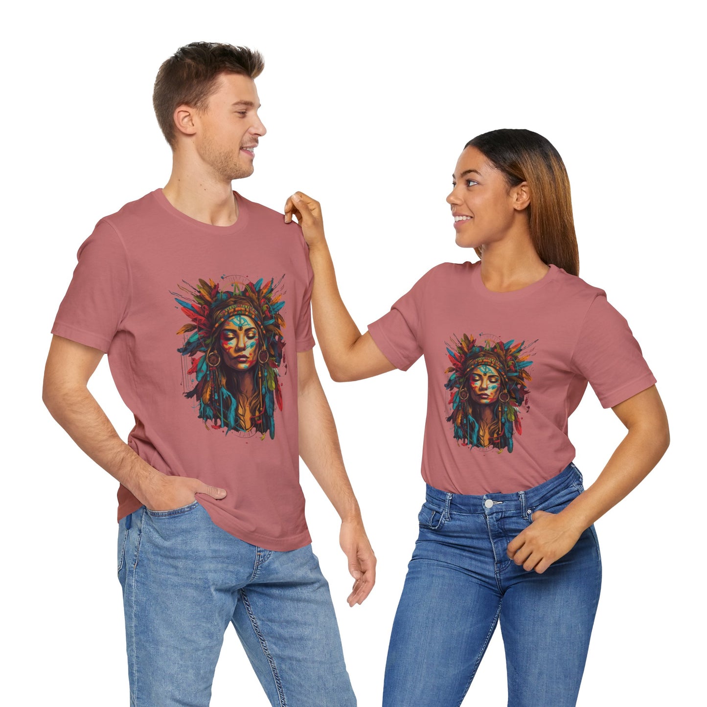 Bohemian Spirit Tee | Colorful Goddess Shirt, Artistic Graphic Tee, Festival Top, Unique Gift for Her, Boho Clothing