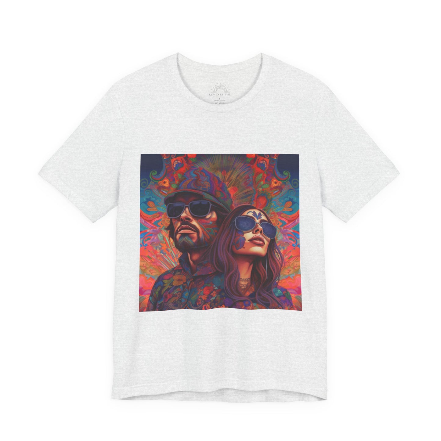 Bohemian Vibes Unisex Tee, Perfect for Festivals, Concerts, Casual Outings, Gifts, Unisex Graphic Shirt, Psychedelic Art T-Shirt