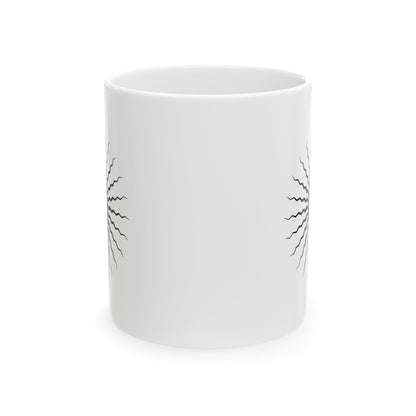 Boho-Inspired Ceramic Mug - Perfect for Coffee Lovers, Gift for Friends, Home Decor, Unique Cup for Tea, Eco-Friendly Drinkware